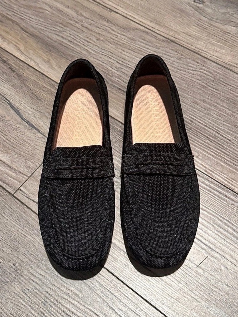 Rothy's The Daily Driver Black Loafers Size 12